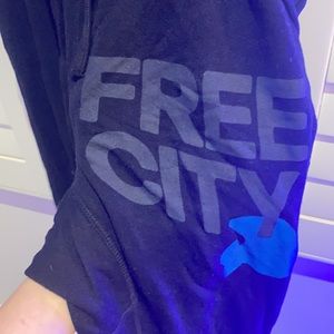 Black Free City Sweatpants